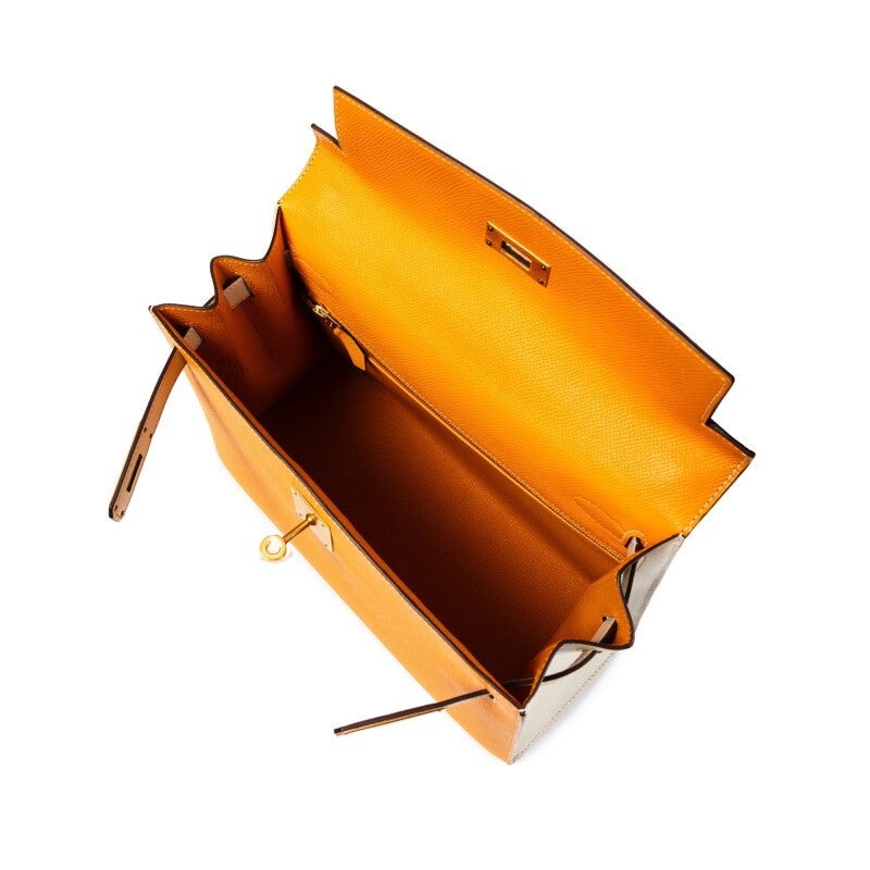 Hermès Kelly 28 Sellier HSS – Jaune d’Or & Nata Epsom Leather - Zeuskicks