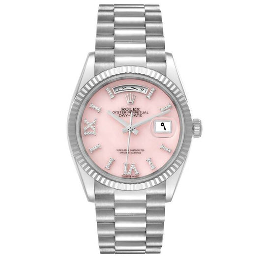 Men’s Rolex President Day-Date 128239 Automatic Diamond Watch - Zeuskicks