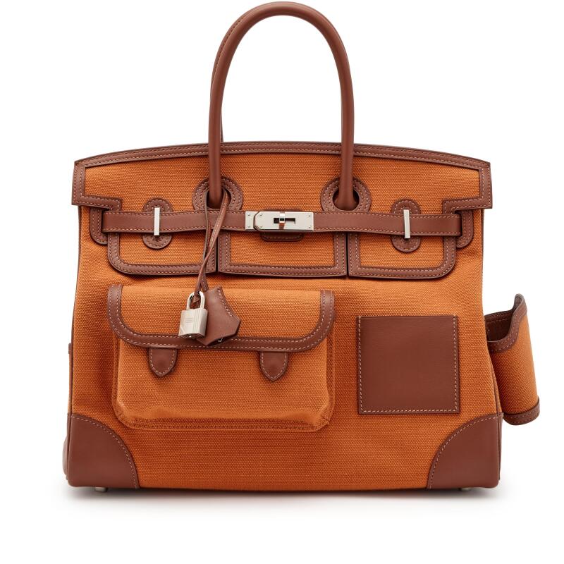 Hermès Cargo Birkin 25 – Marron d’Inde Swift & Gold Toile - Zeuskicks
