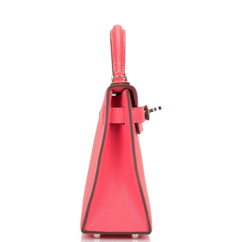 Hermès Kelly 20 – Rose Lipstick Chevre Mysore with Palladium Hardware - Zeuskicks