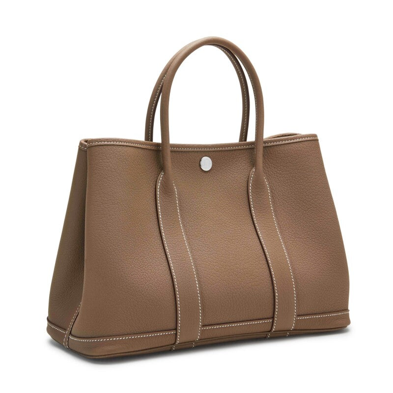 Hermès Garden Party 30 – Étoupe Negonda Leather with Palladium Hardware - Zeuskicks