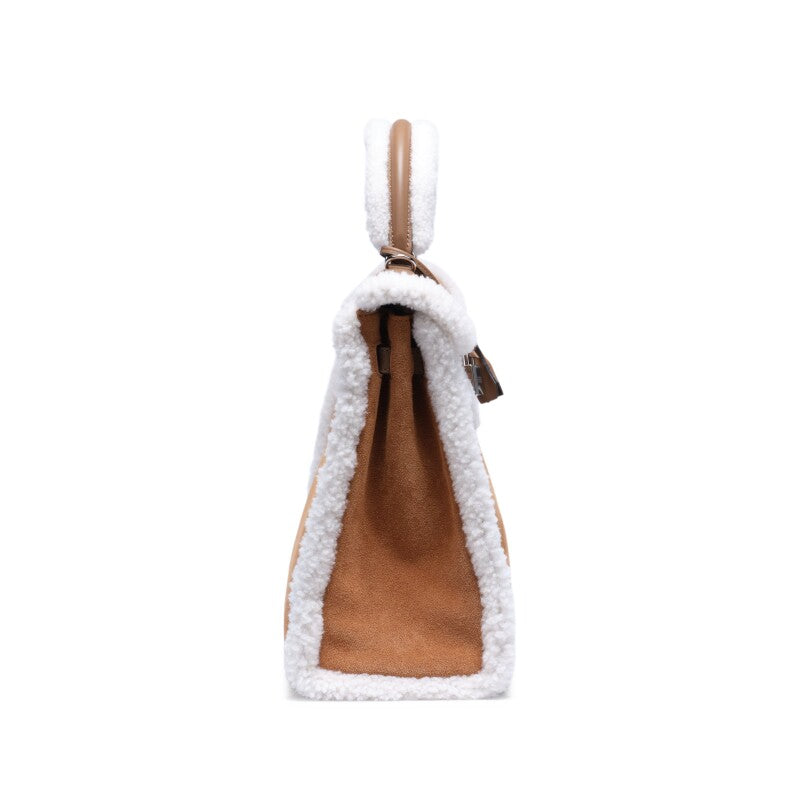Hermès Kelly 35 – Limited Edition Ecru Shearling Teddy with Palladium Hardware - Zeuskicks