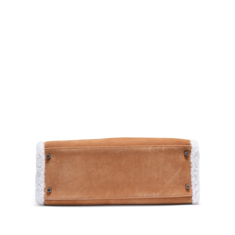 Hermès Kelly 35 – Limited Edition Ecru Shearling Teddy with Palladium Hardware - Zeuskicks