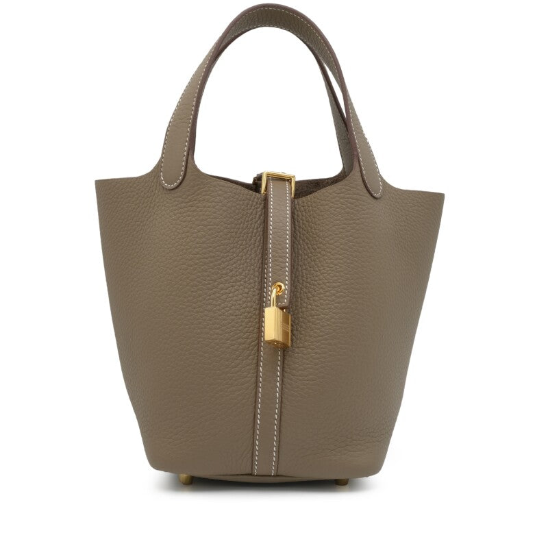 Hermès Picotin Lock 18 – Etoupe Clemence Leather with Gold Hardware (2024) - Zeuskicks