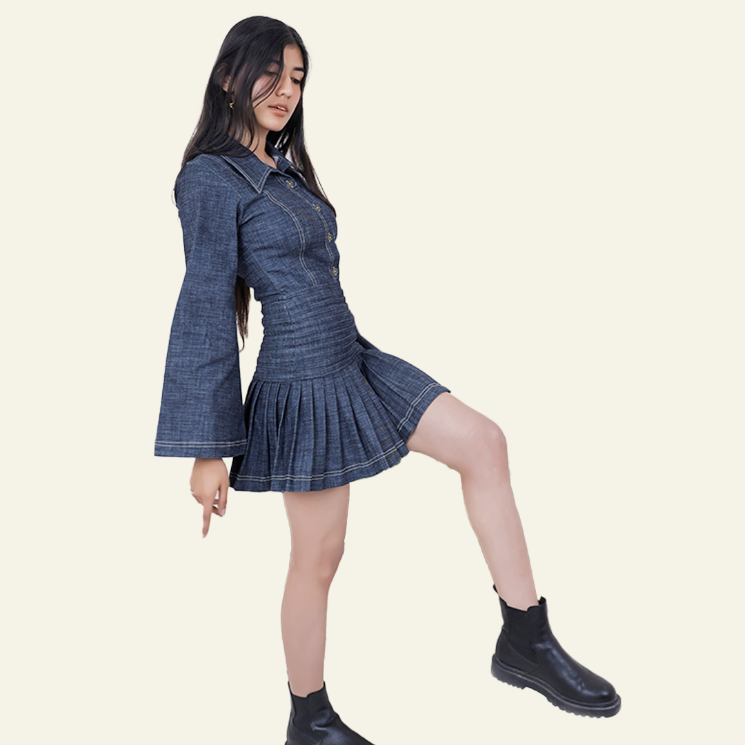 Women’s Blue Dress - Saturday night fever by Old Gene