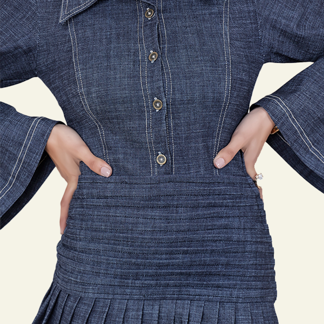 Women’s Blue Dress - Saturday night fever by Old Gene