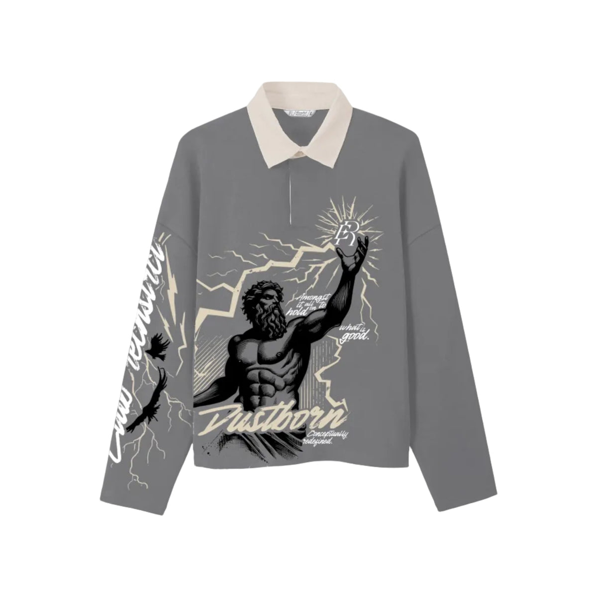 Dustborn sweatshirt - Steel grey by RECNSTRCT