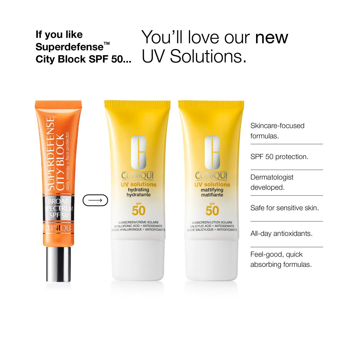 Clinique UV Solutions Mattifying Sunscreen SPF 50