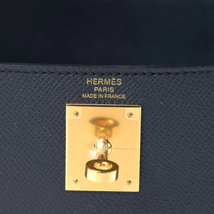 Hermès Kelly Sellier 28 – Bleu Nuit Epsom with Gold Hardware - Zeuskicks