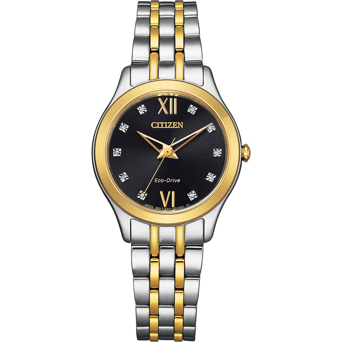 Silhouette Diamond Watch (EM1014-50E)