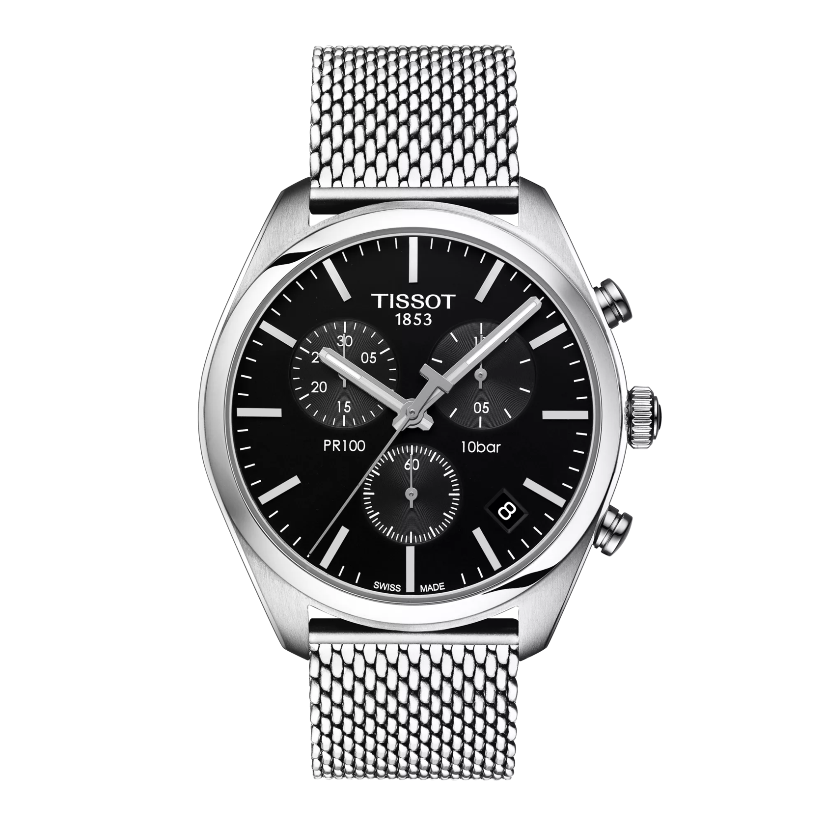 Men’s Tissot PR 100 Chronograph T101.417.11.051.01 Quartz Watch - Zeuskicks