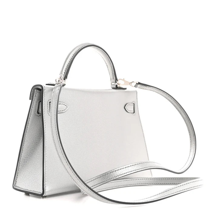 Hermès Mini Kelly Sellier 20 – Metallic Chevre Chamkilight