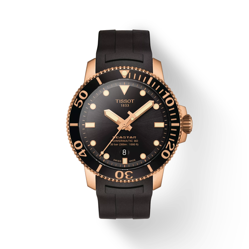 Men’s Tissot Seastar 1000 Powermatic 80 T120.407.37.051.01 Automatic Diving Watch - Zeuskicks