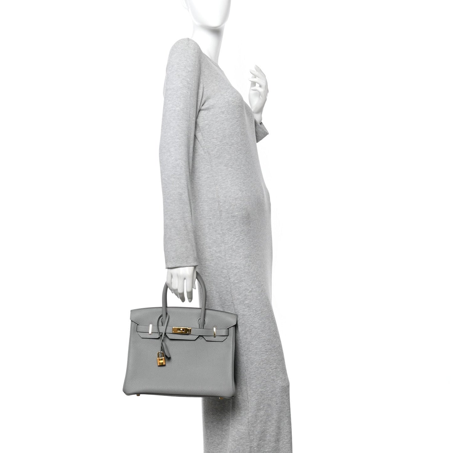 Hermès Togo Birkin 30 Gris Mouette