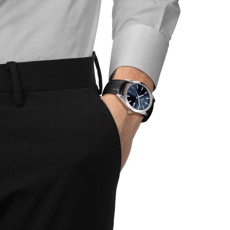 Men’s Tissot Gentleman T127.410.16.041.01 Quartz Watch – Blue Dial