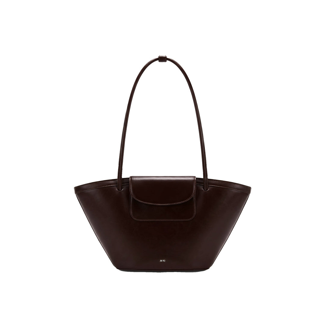 JW PEI Corinne Pocket Tote Bag - Dark Brown by JW PEI