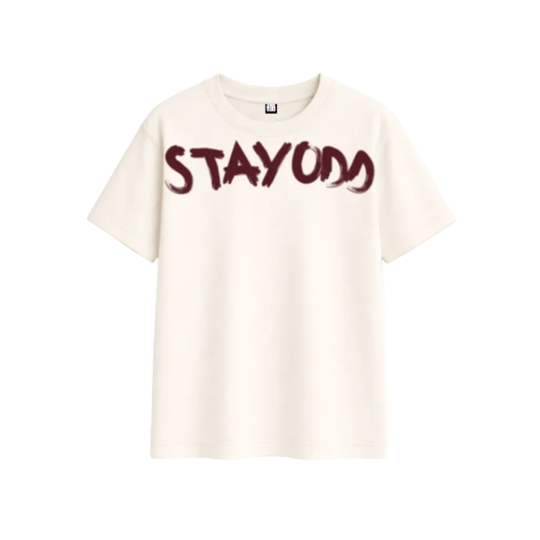'Stay Odd' Off White TShirt by oddnoteven