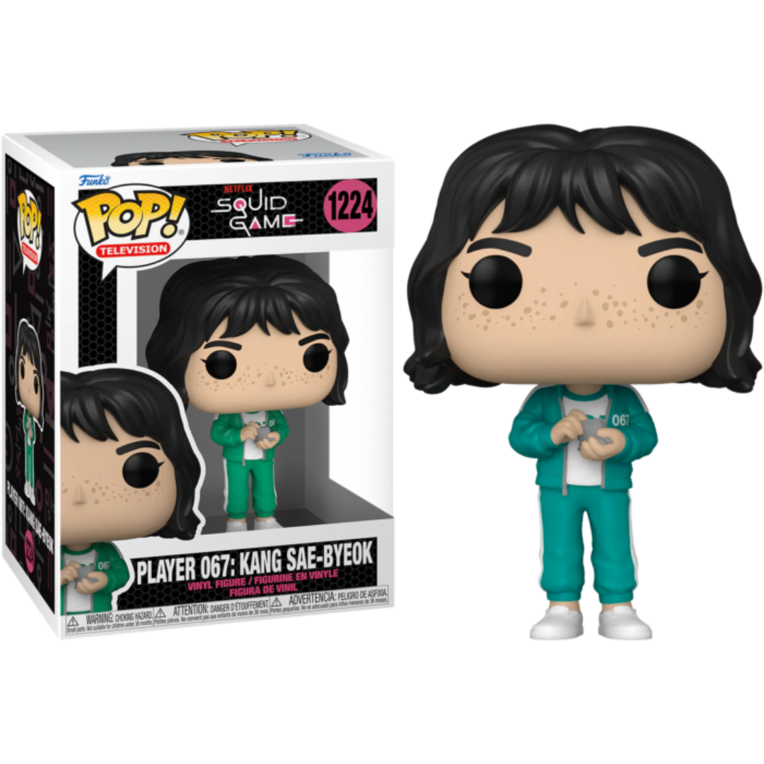 Funko POP! Squid Game Player 67:  KANG SAE-BYEOK #1224 by FUNKO