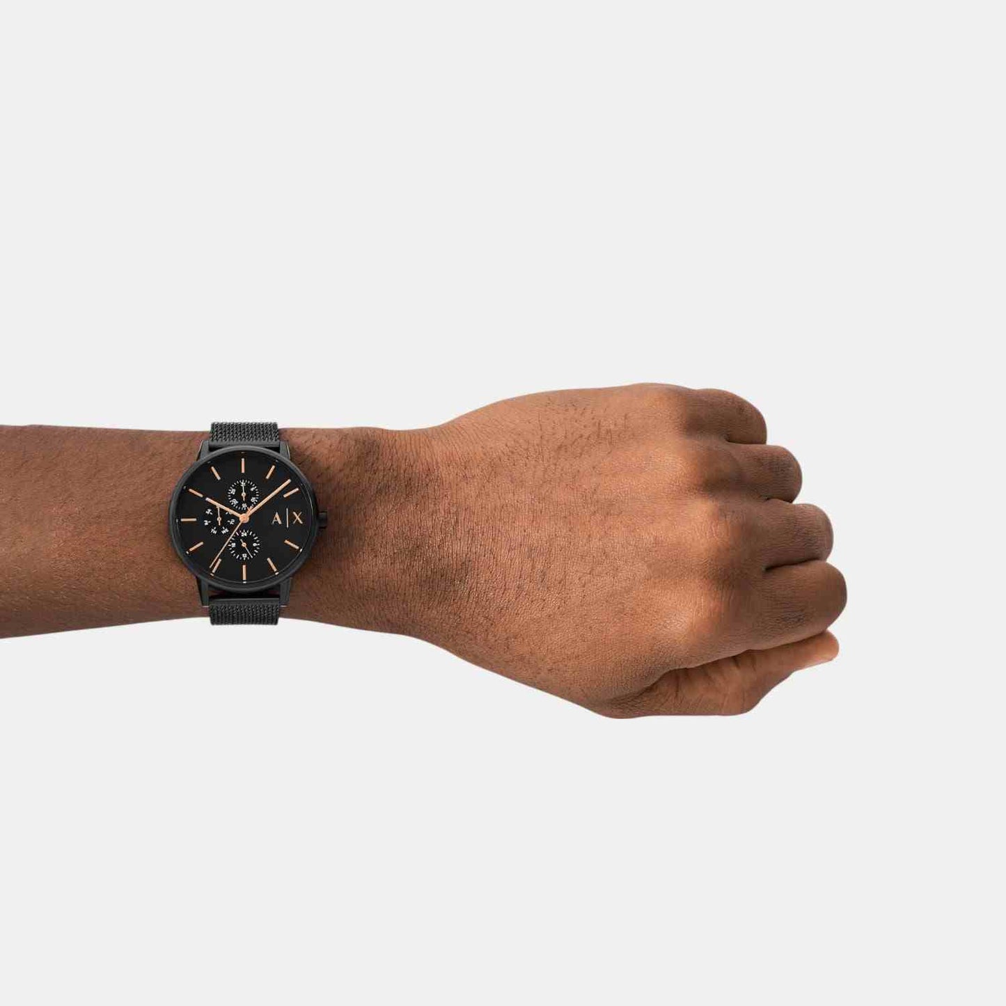 Armani Exchange AX7162SET Men's chronograph watch with black dial