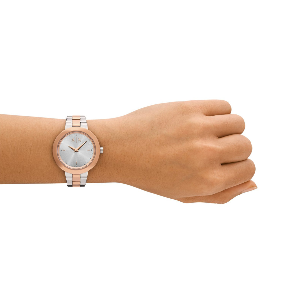 Armani Exchange AX5172I Women's analog watch with silver dial