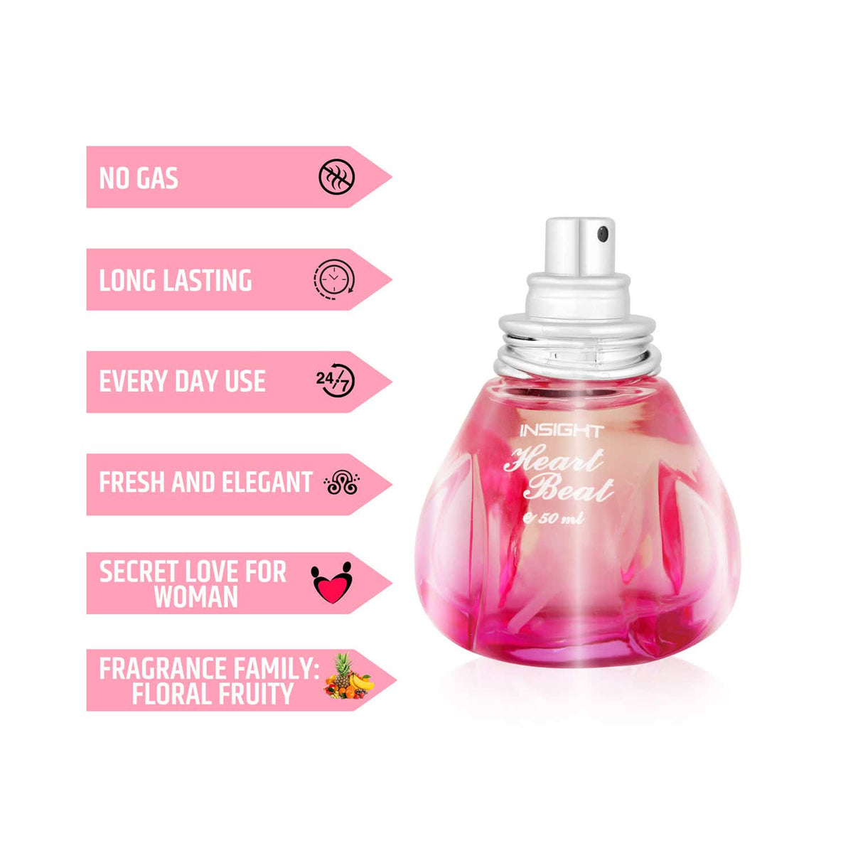 Insight Cosmetics Heart Beat Eau De Parfum (50ml)