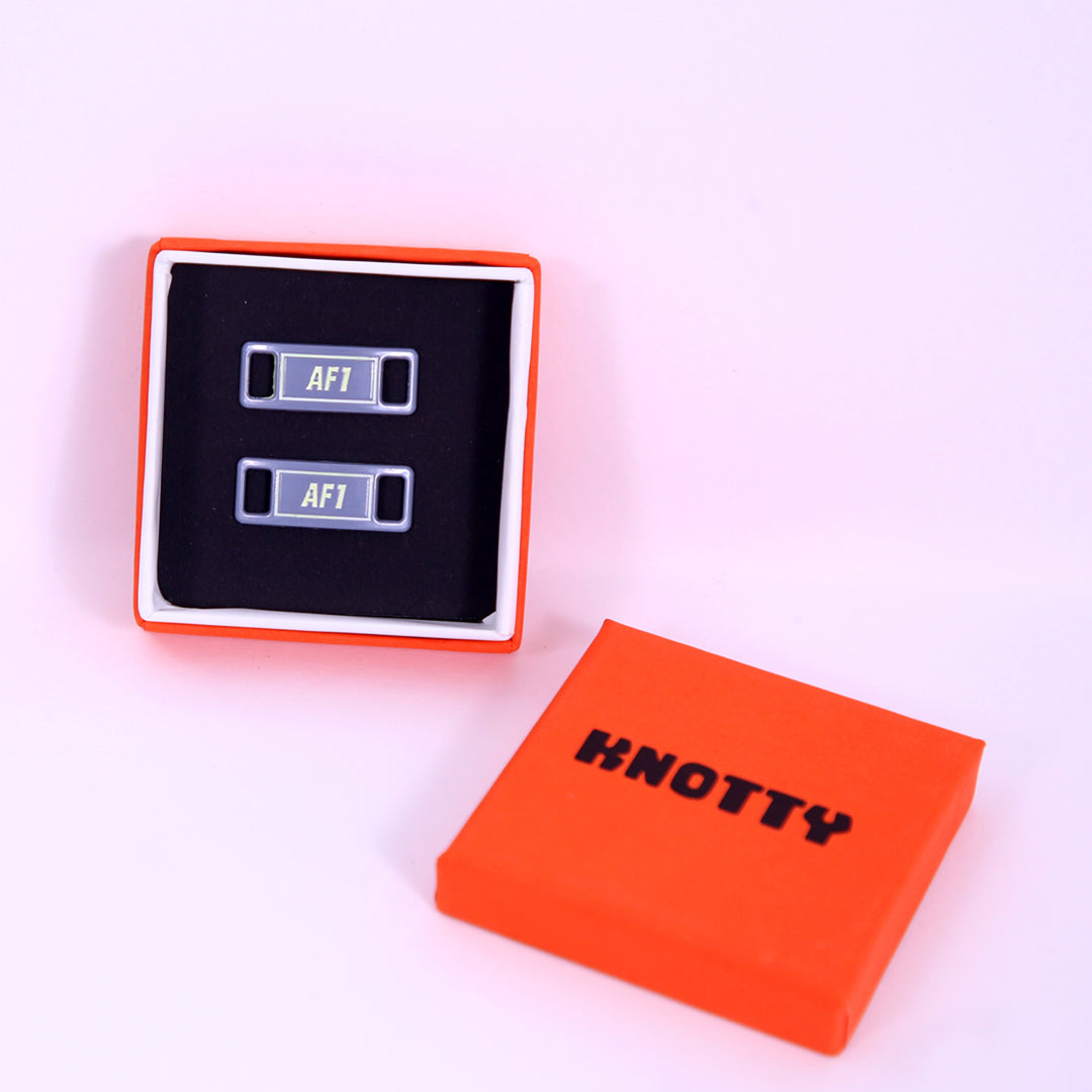 Premium Glow In The Dark Air Force 1 Dubrae Replacement ( Lace Tag) By KNOTTY by KNOTTY