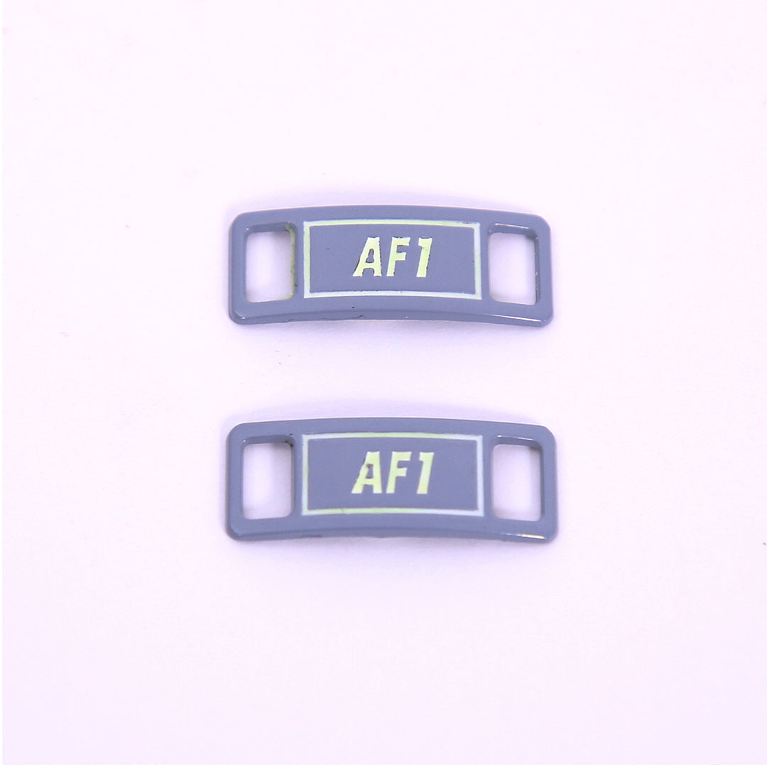 Premium Glow In The Dark Air Force 1 Dubrae Replacement ( Lace Tag) By KNOTTY by KNOTTY