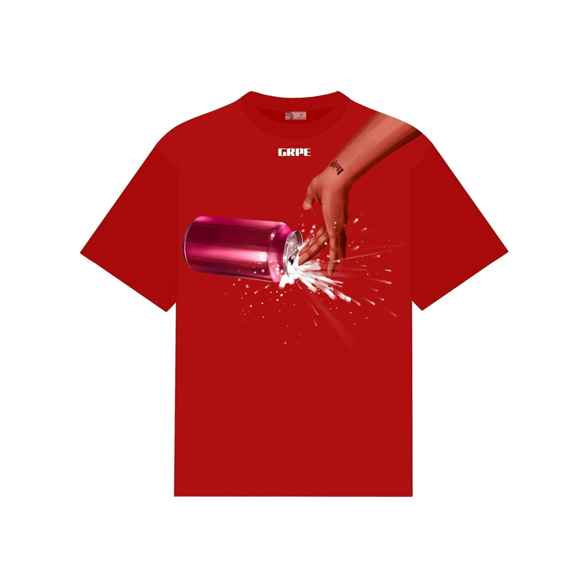 RED LIQUID DESIRE T-SHIRT by GRYAPE