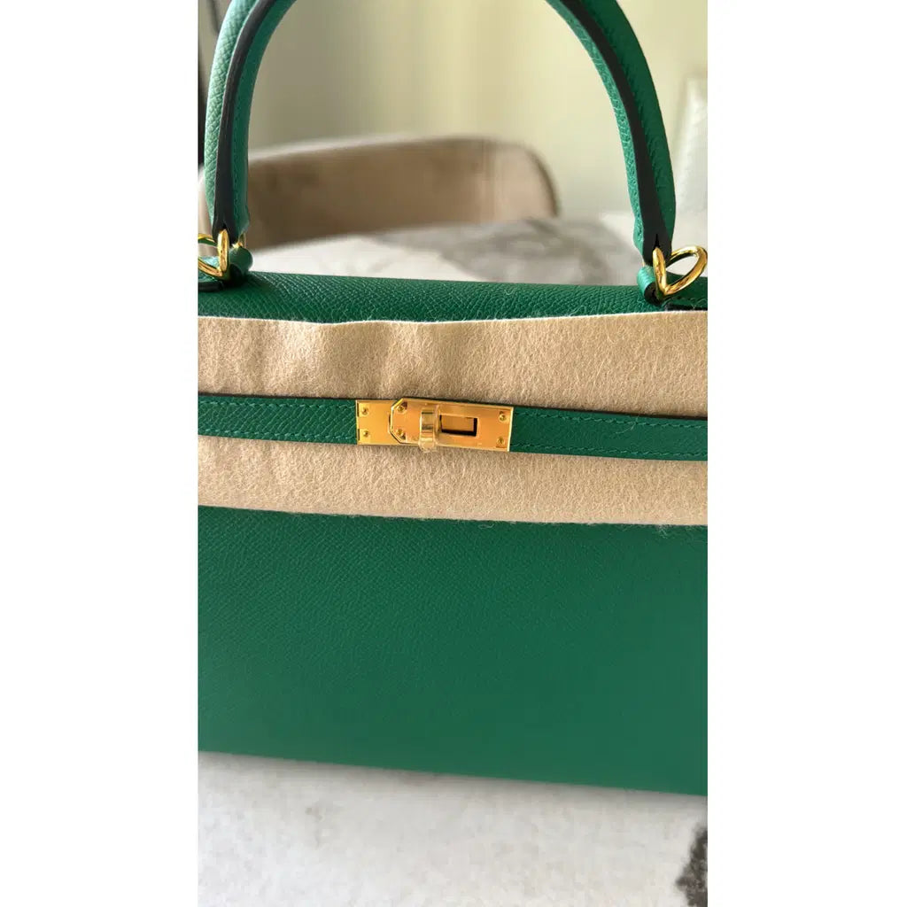Hermès Kelly 25 Sellier – Vertigo Green with Gold Hardware