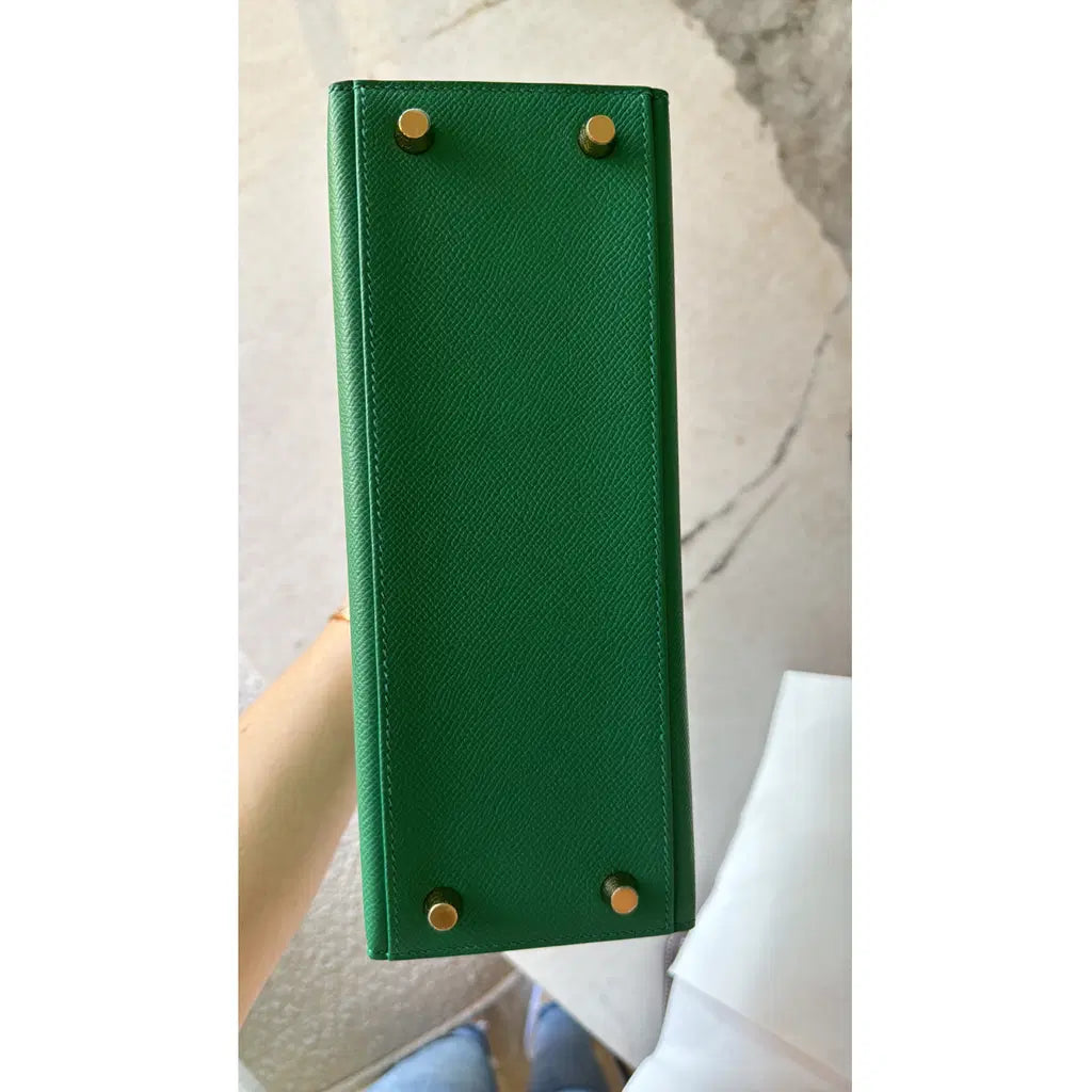 Hermès Kelly 25 Sellier – Vertigo Green with Gold Hardware