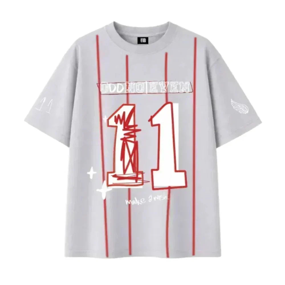 'Make A Wish' Grey Jersey Tshirt by oddnoteven
