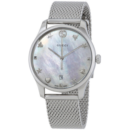 Women’s Gucci G-Timeless YA1264040 Quartz Mesh Watch