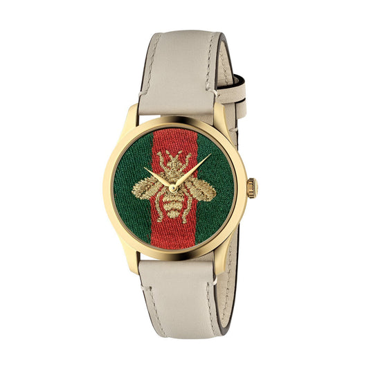 Unisex Gucci G-Timeless YA1264128 38mm Green & Red Dial Watch