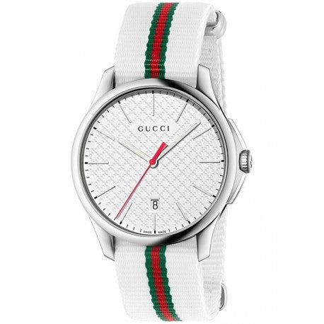 Men’s Gucci YA126322 G-Timeless Stainless Steel Quartz Watch