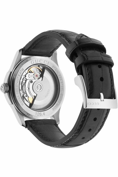 Women Gucci G-Timeless YA126469 Black Dial Automatic Watch