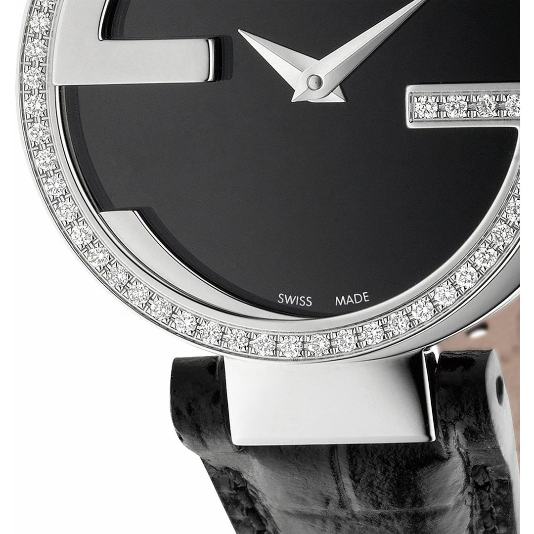 Ladies’ Gucci YA133507 Interlocking Dress Watch with Diamonds
