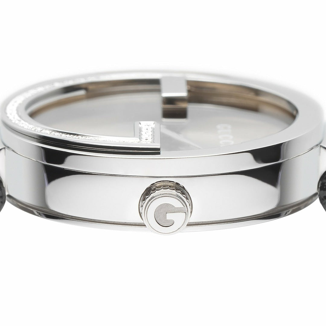 Ladies’ Gucci YA133507 Interlocking Dress Watch with Diamonds