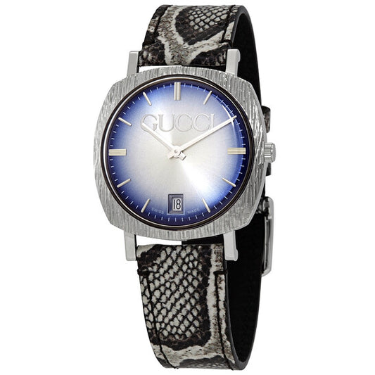 Men's Gucci YA152401 Quartz Watch with Light Blue Dial