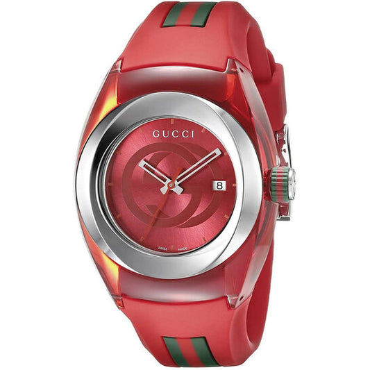 Women's Gucci YA137303 Red Dial Watch