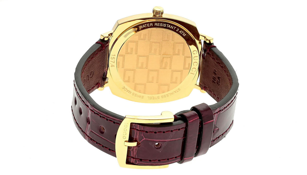 Women's Gucci YA157402 Grip Date 35mm Quartz Watch