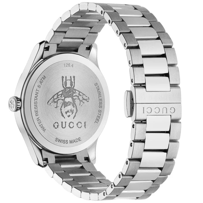 Unisex Gucci G-Timeless YA1264126 38mm Silver Dial Watch