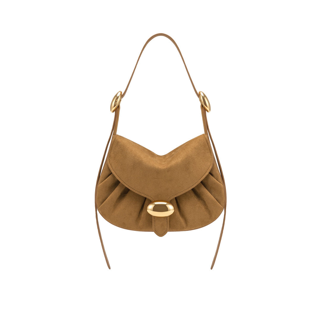 JW PEI Avery Faux Suede Draped Hobo Bag - Camel by JW PEI