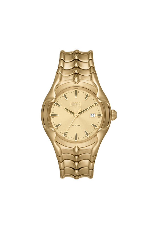 Gold DZ2186- Vert Three-Hand Date Gold-Tone Stainless Steel Watch