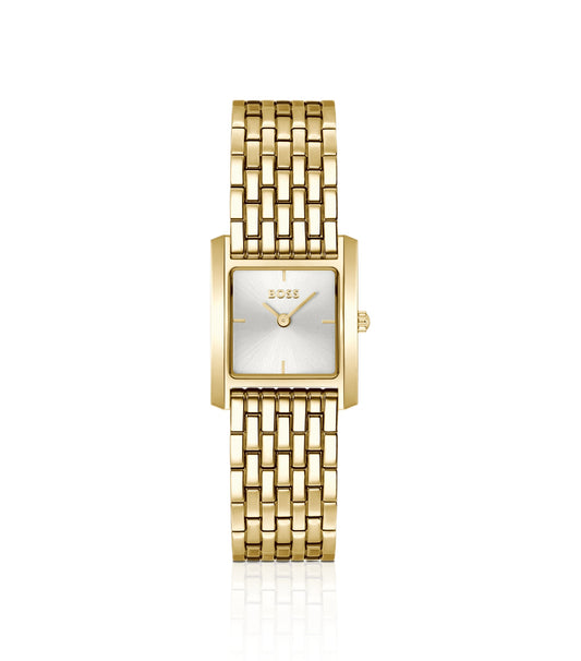 LUCY SCALA Gold-tone watch with square case