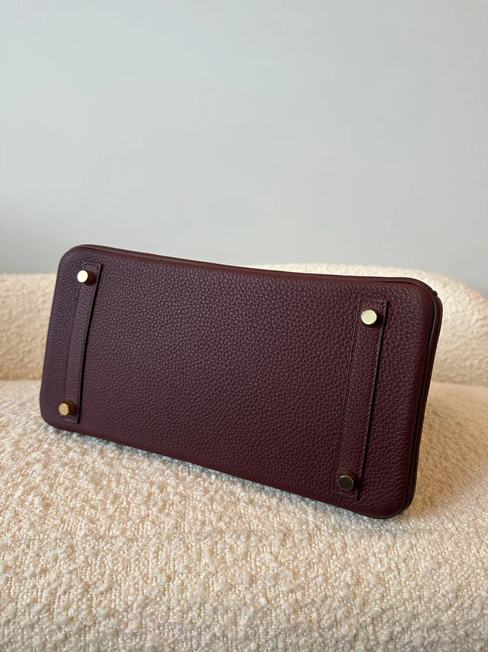 Hermès Birkin 30 – Rouge H / Bordeaux Epsom Leather with Gold Hardware