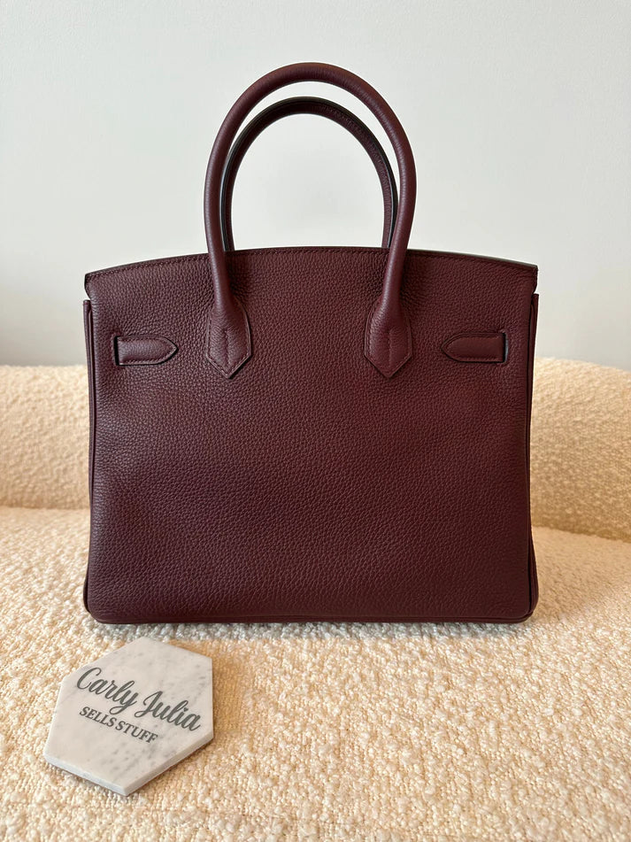 Hermès Birkin 30 – Rouge H / Bordeaux Epsom Leather with Gold Hardware