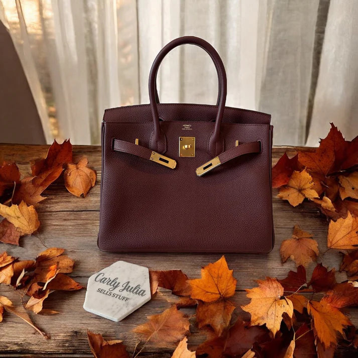 Hermès Birkin 30 – Rouge H / Bordeaux Epsom Leather with Gold Hardware