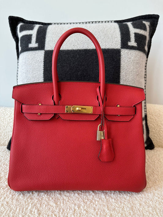 Hermès Birkin 30 – Red Geranium Togo Leather - Zeuskicks