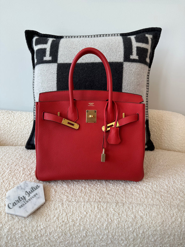 Hermès Birkin 30 – Red Geranium Togo Leather - Zeuskicks
