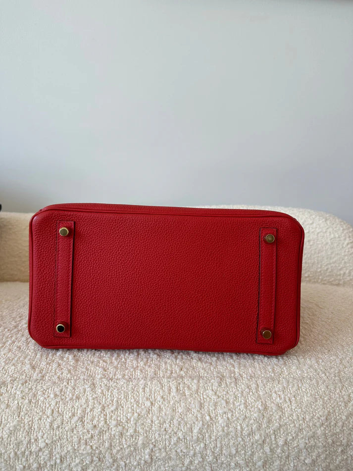 Hermès Birkin 30 – Red Geranium Togo Leather - Zeuskicks
